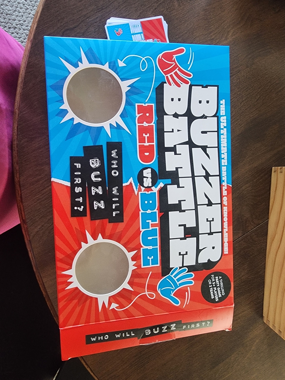 Buzzer Battle Red vs Blue Team Game
